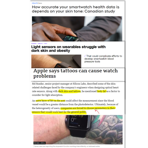 The media knows how smartwatch heart rate sensors fail.